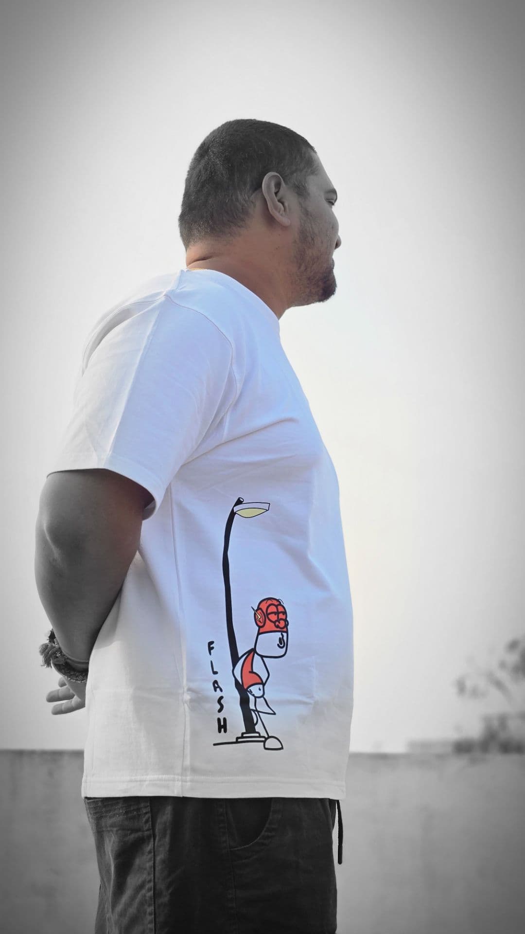 Flash man T-Shirt – May Be Not (alternate view)