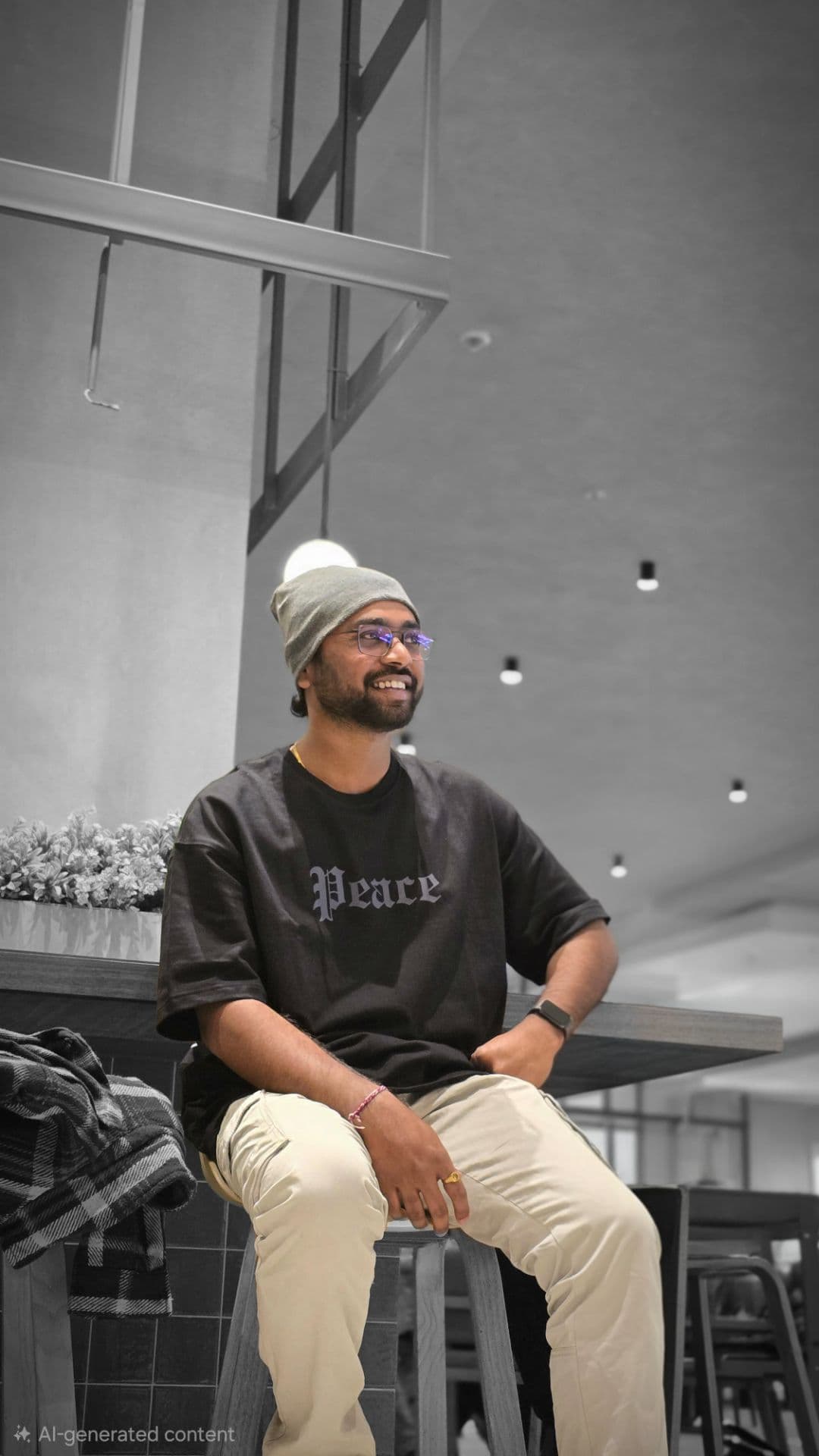 Peace T-Shirt – May Be Not (alternate view)